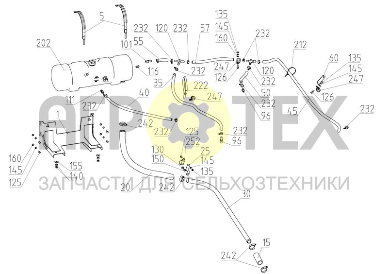 Чертеж Установка бачка расширительного (142.05.37.400)